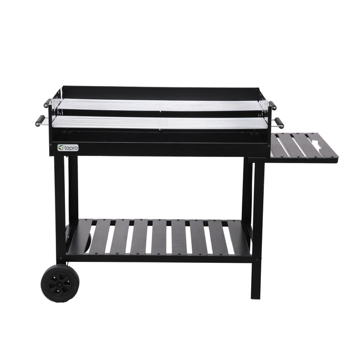 Tepro Atlanta Charcoal BBQ Trolley Grill with stainless steel grates