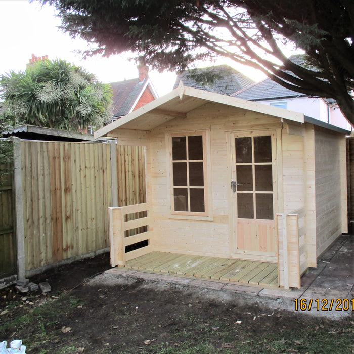 Shire GB Maulden with ver 9x9ft Log Cabin