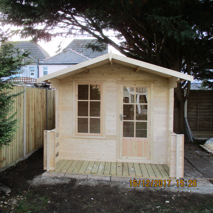 Shire GB Maulden with ver 9x9ft Log Cabin