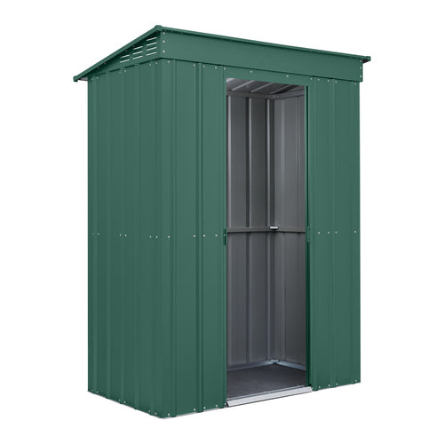 Globel 5x3ft Pent Metal Garden Shed