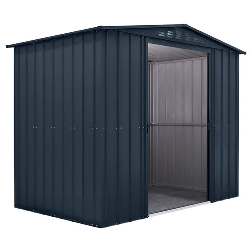 Globel 8x5ft Apex Metal Garden Shed