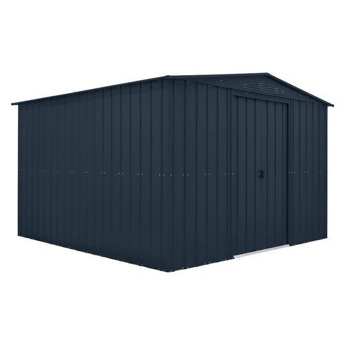 Globel 10x10ft Apex Metal Garden Shed