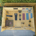 Aerial view of Mercia Creswell Insulated Garden gym 6m x 4m