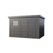 Anthracite grey telluria eleganto 13x10ft insulated garden office