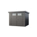 Anthracite grey telluria eleganto 9x8ft insulated garden office