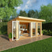 Mercia Edwinstowe Insulated Garden Room 4m x 4m with UPVC windows