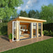 Mercia Edwinstowe Insulated Garden Room 4m x 4m with UPVC windows