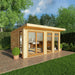 Mercia Edwinstowe Insulated Garden pod 4m x 4m with UPVC windows