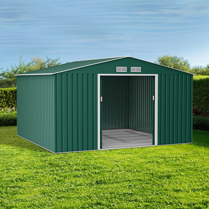 Lotus Orion Apex Metal Shed With Foundation Kit