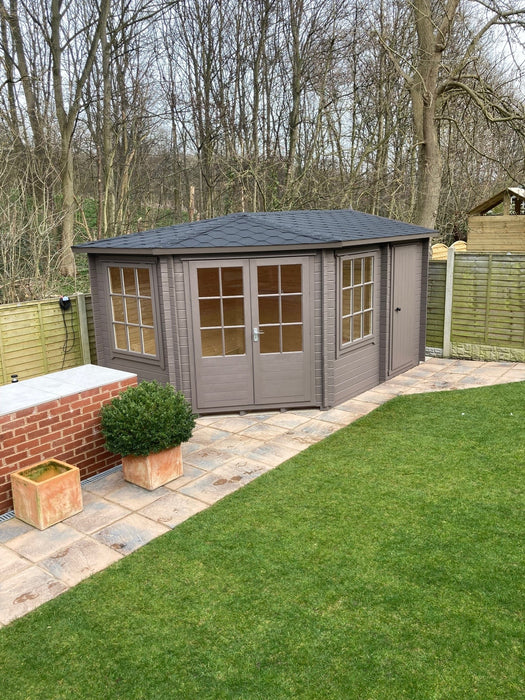 Shire GB Leygrove 10x14ft 28mm Log Cabin