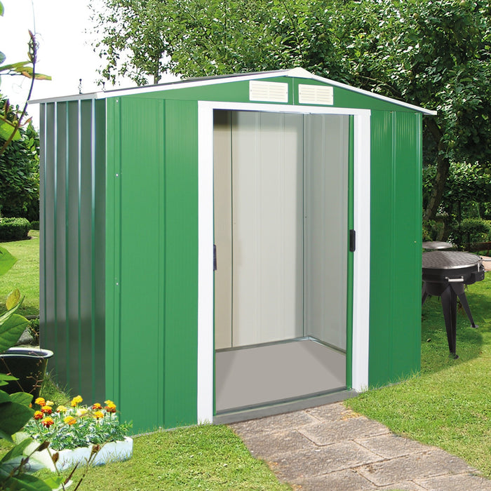 Sapphire 6x4ft Apex Metal Shed