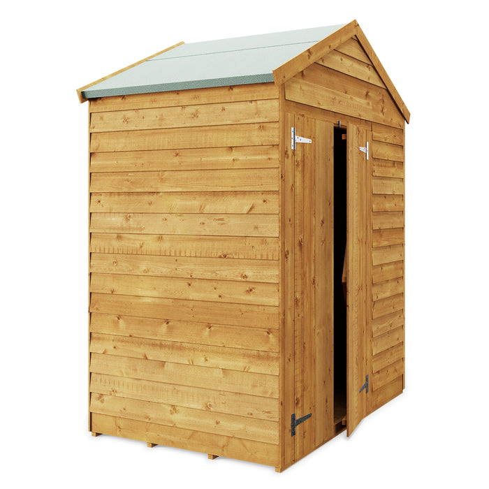 Store More Overlap Apex Shed - 4x6