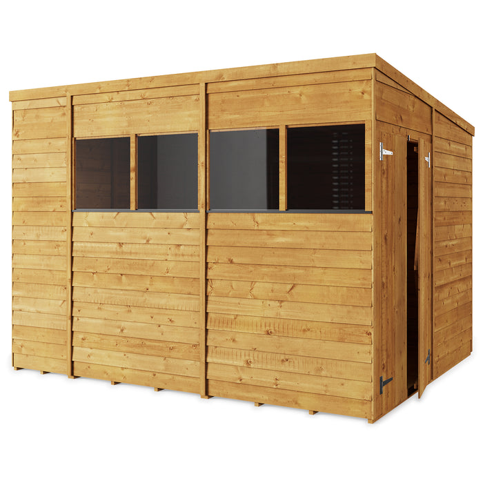 Store More Overlap Pent Shed - 10x8