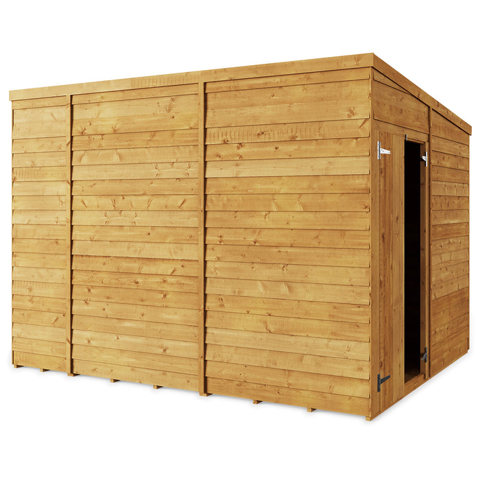 Store More Overlap Pent Shed - 10x8