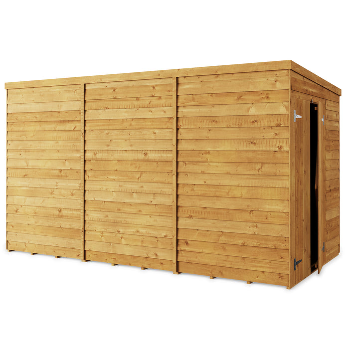 Store More Overlap Pent Shed - 12x6