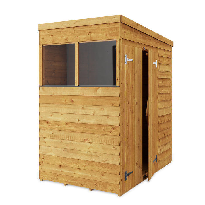 Store More Overlap Pent Shed - 4x6