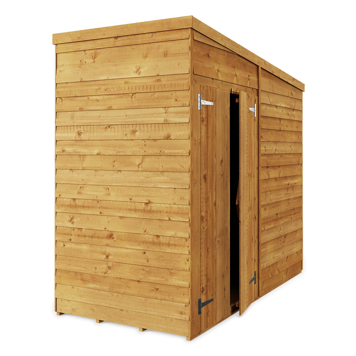 Store More Overlap Pent Shed - 4x8