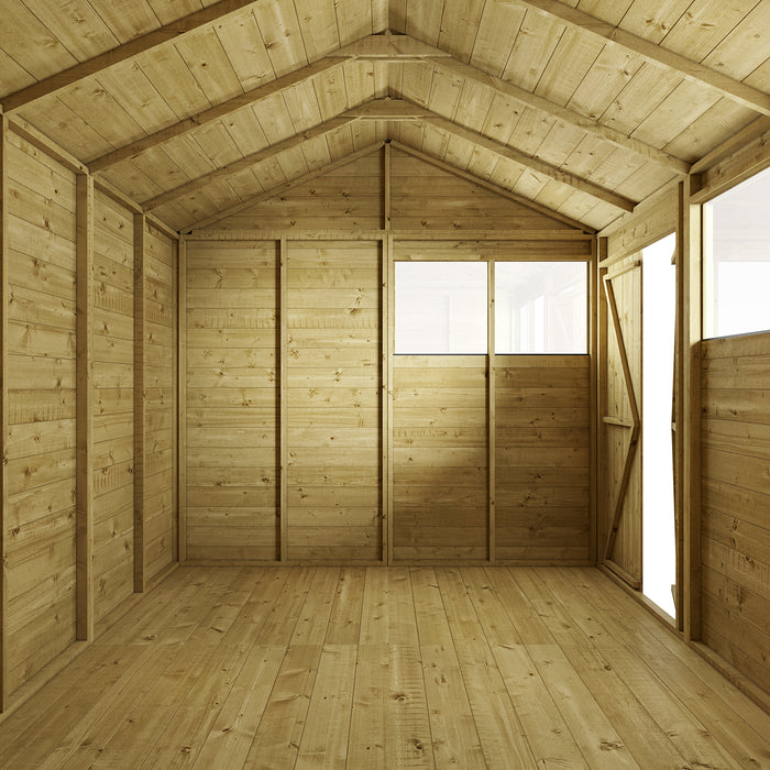 Store More Tongue and Groove Apex Shed - 10x8