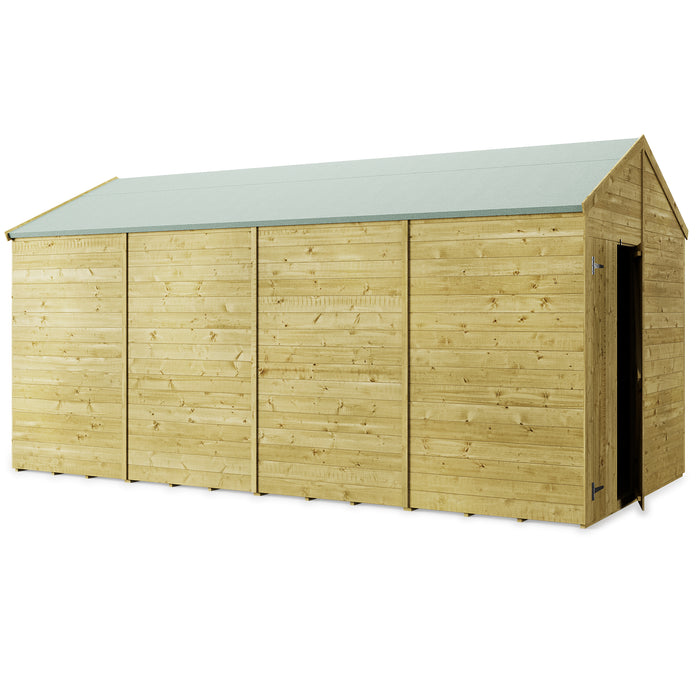 Store More Tongue and Groove Apex Shed - 16x8