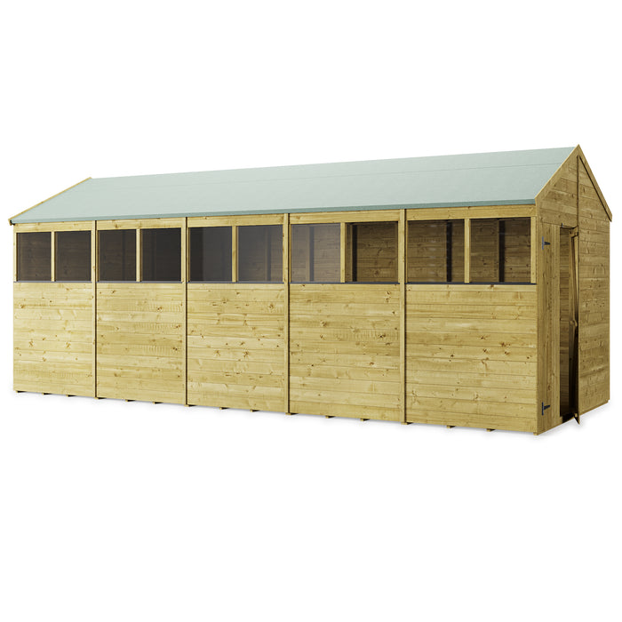 Store More Tongue and Groove Apex Shed - 20x8