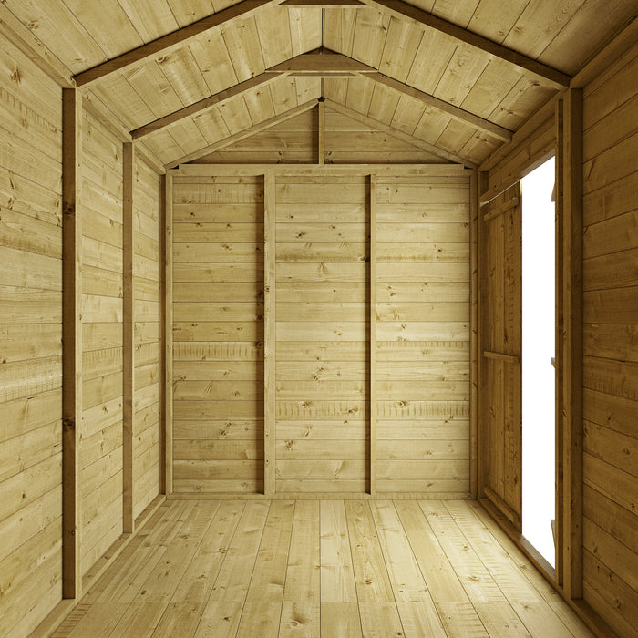 Store More Tongue and Groove Apex Shed - 8x6