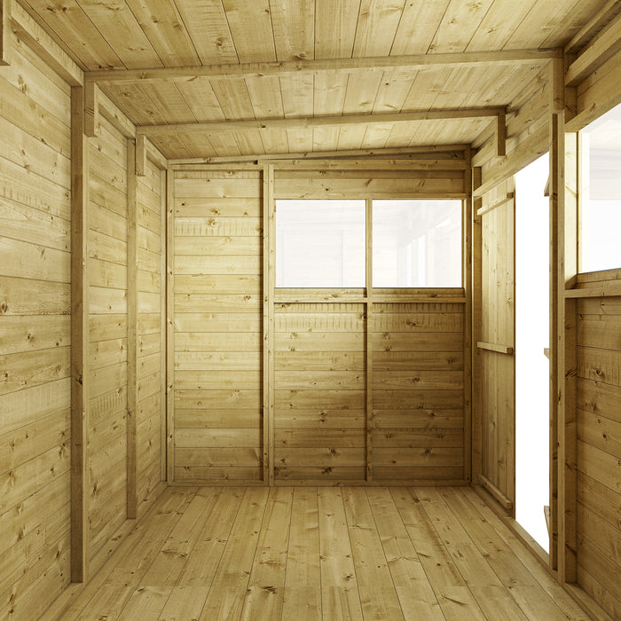 Store More Tongue and Groove Pent Shed - 12x6