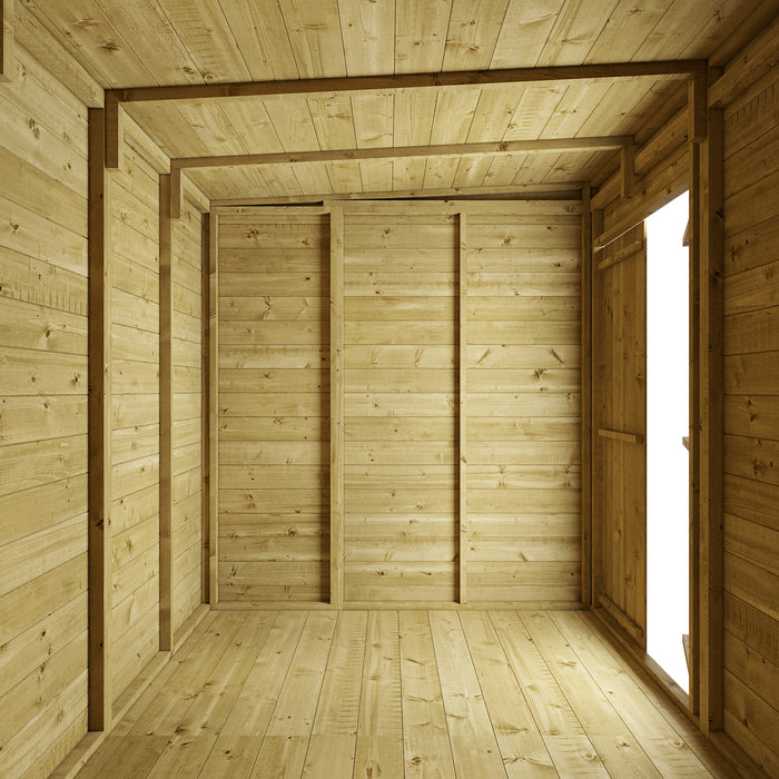 Store More Tongue and Groove Pent Shed - 12x6