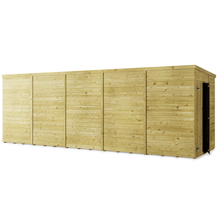 Store More Tongue and Groove Pent Shed - 20x6