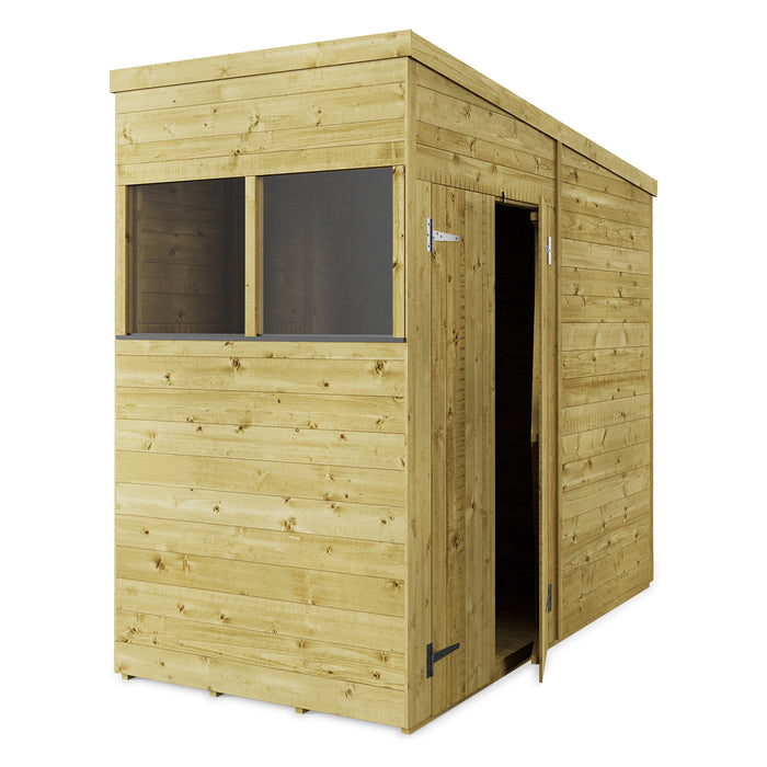 Store More Tongue and Groove Pent Shed - 4x8