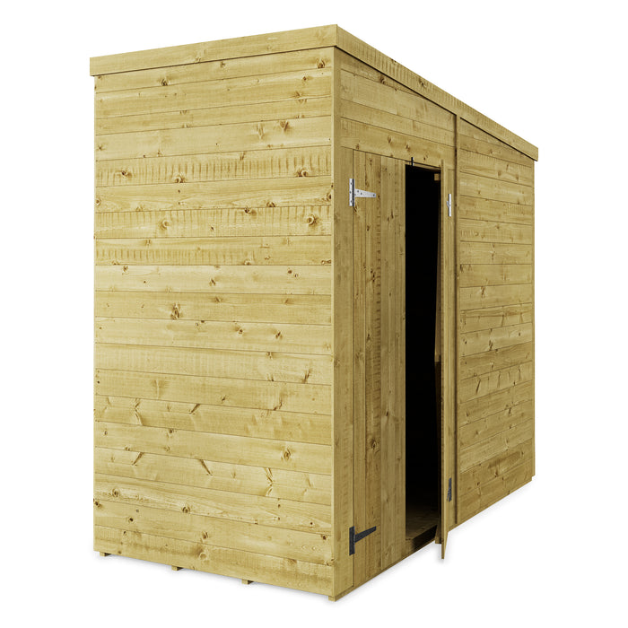 Store More Tongue and Groove Pent Shed - 4x8