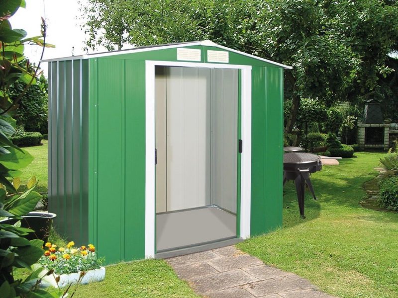 Sapphire 6x6ft Apex Metal Shed