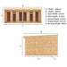 Side elevation spec of Creswell 6m x 3m Floor Plan