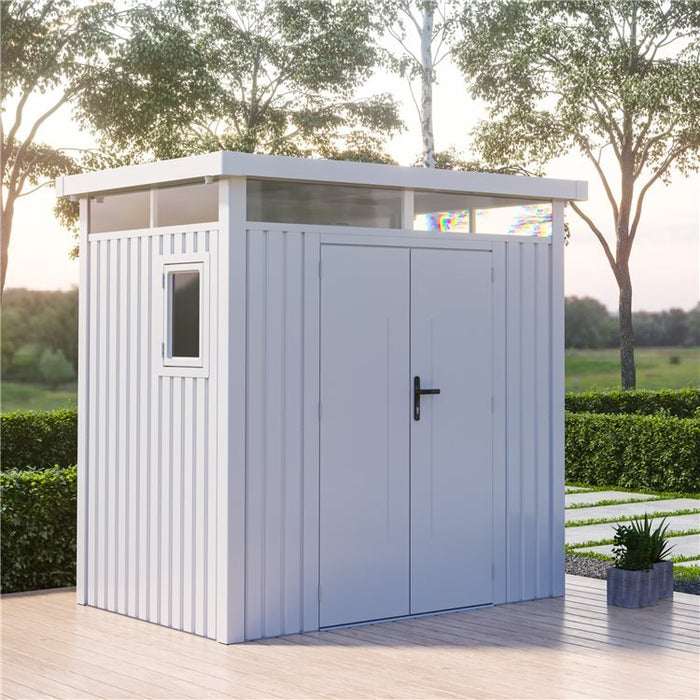 Lotus Titan Pent Metal Shed 10 x 8ft