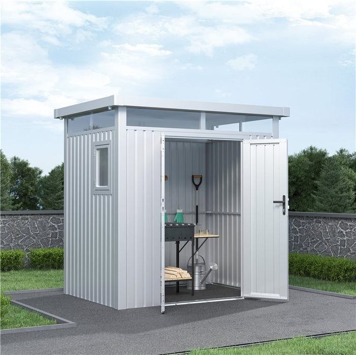 Lotus Titan Pent Metal Shed 10 x 8ft