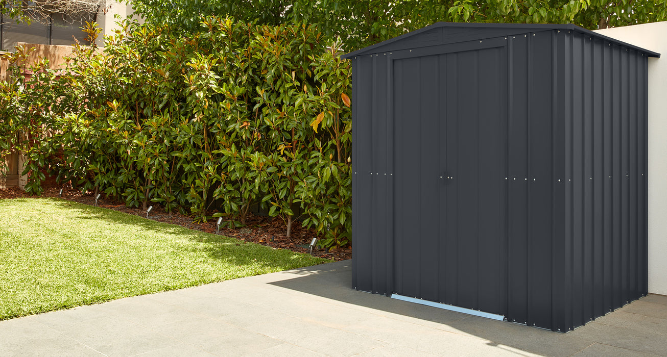 Globel 6x4ft Apex Metal Garden Shed