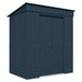 Globel 6x4ft Pent Metal Garden Shed - Anthracite Grey